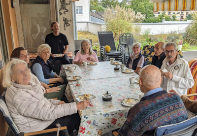 Demenz-WG Terrasse